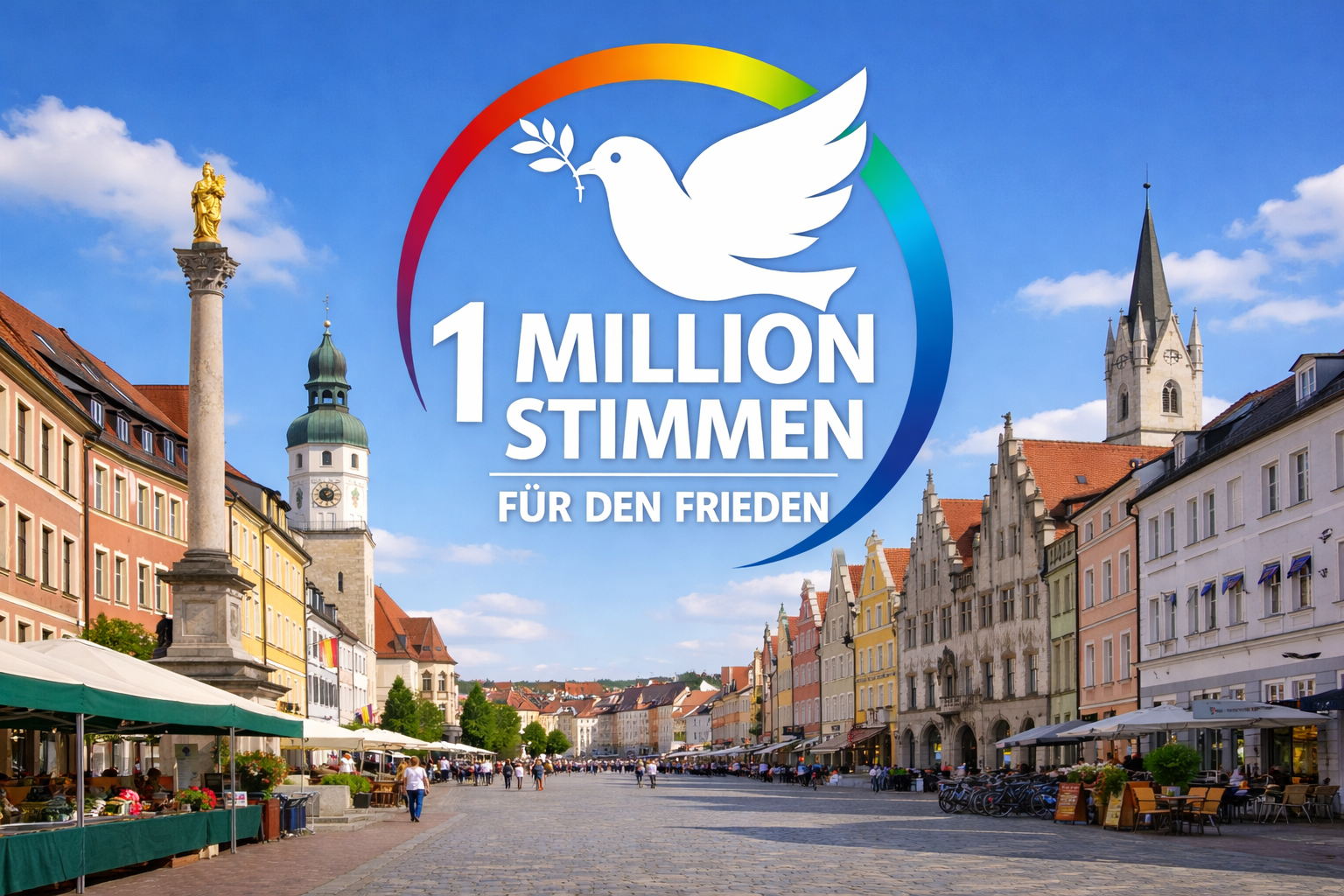 Mehr über den Artikel erfahren Für Frieden und Diplomatie: Aktion „1 Million Stimmen für den Frieden“ in Freising